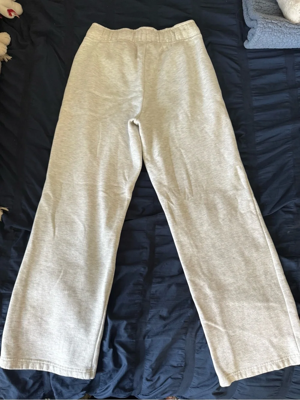 RBX White and grey Heathered Women’s Straight Leg Sweatpants